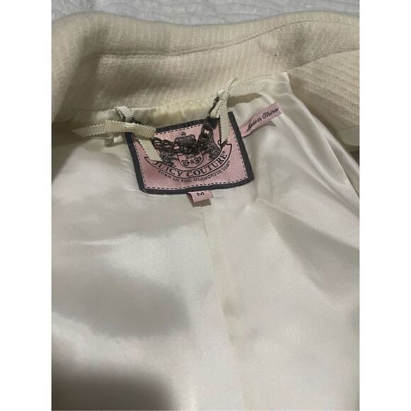 Juicy Couture cream long Peacoat M - Picture 8 of 12
